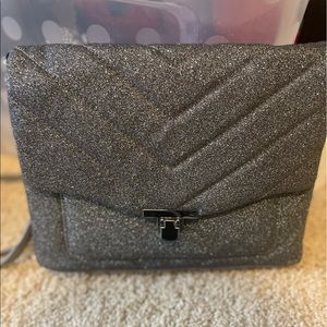 A New Day | Black glitter purse
